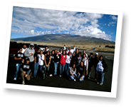 a group of people posing for a photo